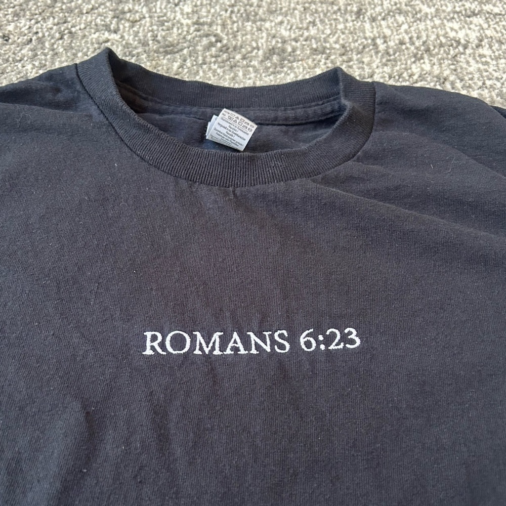 Uni-sex Christian Roman 6:23 Saved Tee Shirt